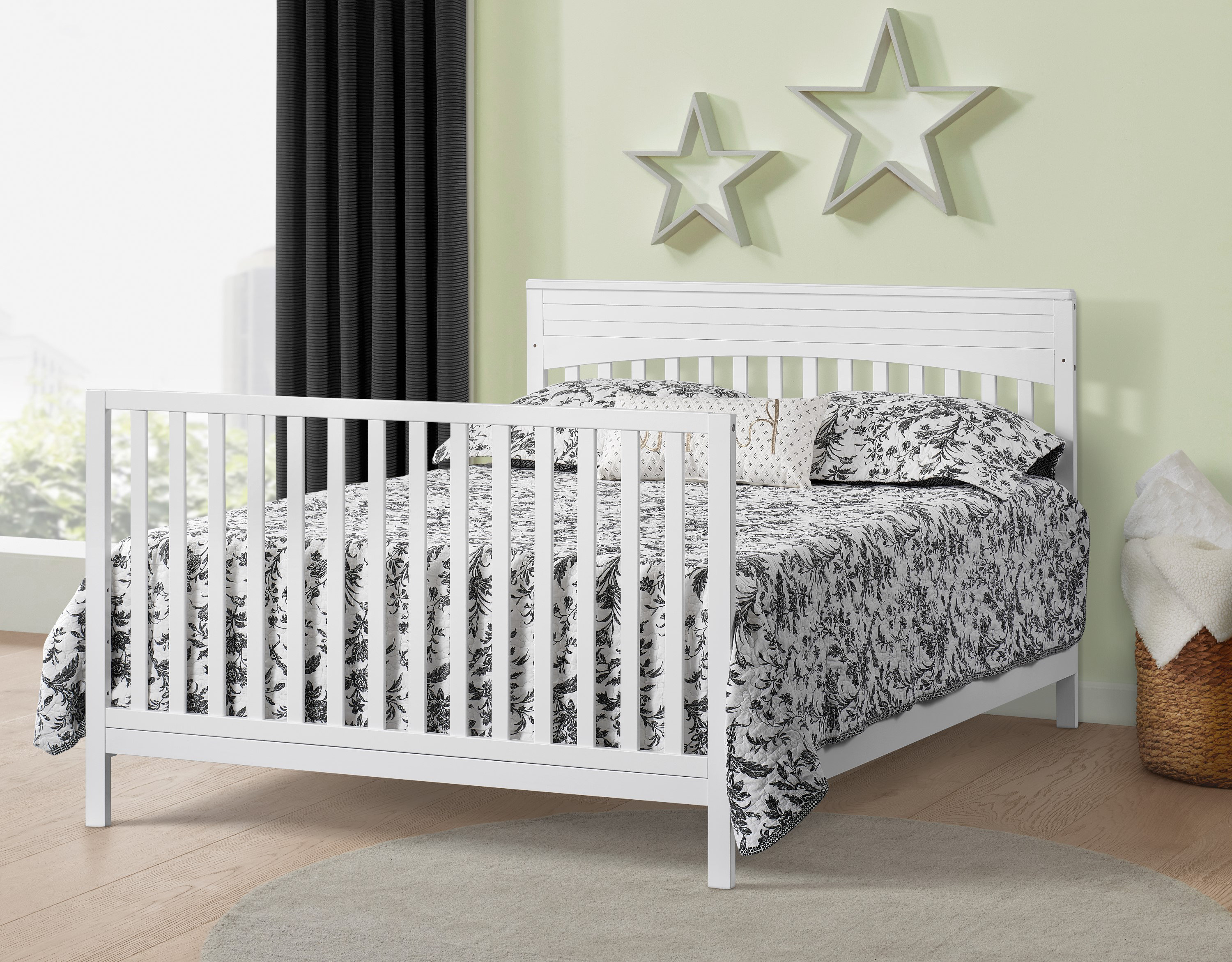 OxfordBaby Harper Full Bed Conversion Kit for Convertible Baby Crib Greenguard Gold Wayfair